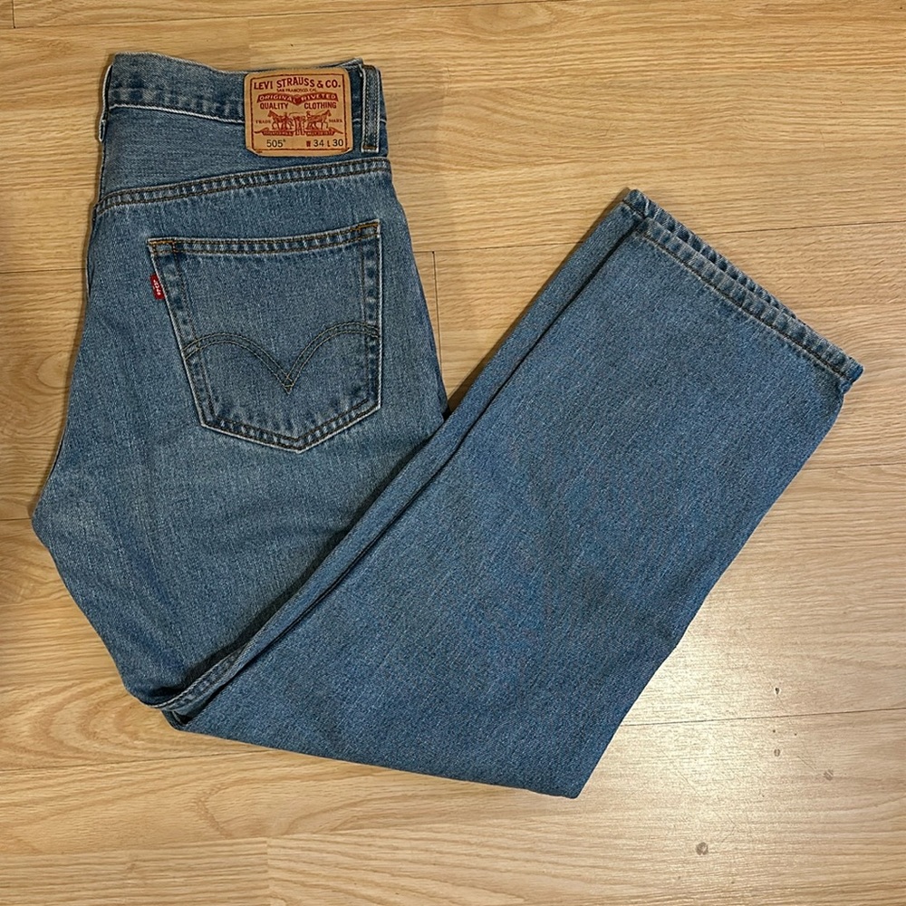 levi 505 regular fit jeans
